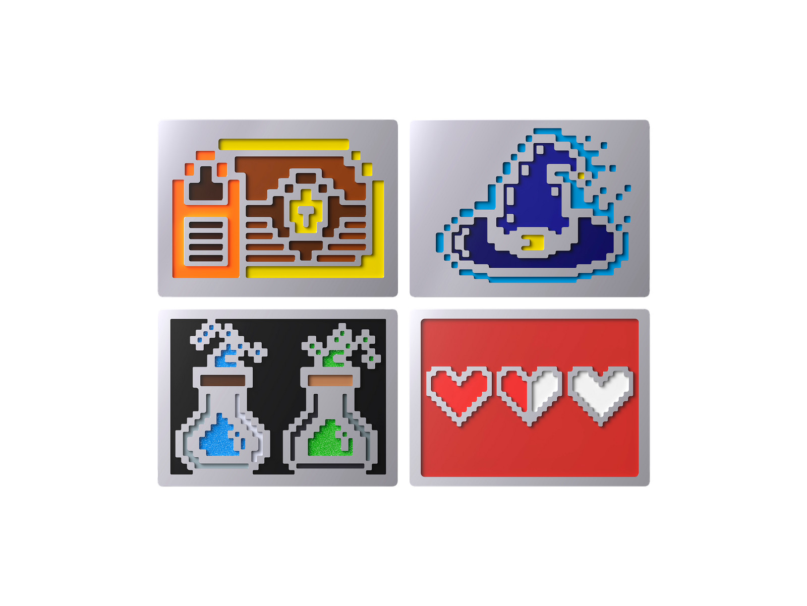 HyperX Badge Pack - 8 Bit Magnetic Badges