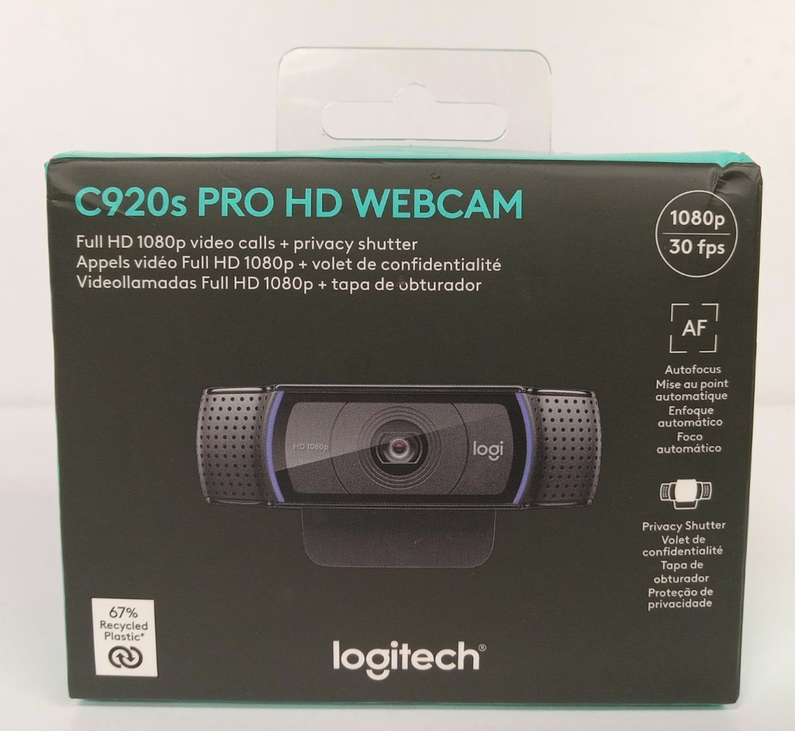 Logitech C920s Pro HD 1080P Webcam - BRAND NEW / SEALED, 