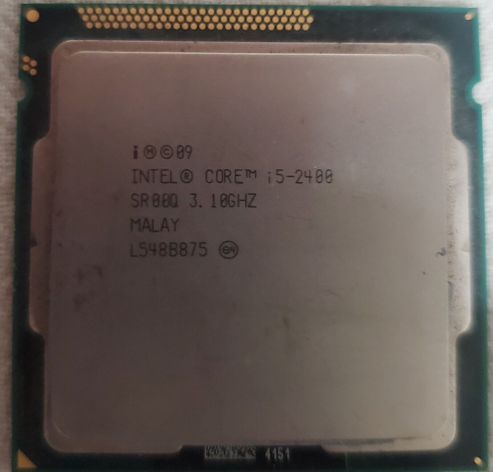 FOR SALE: LOT OF 10 - Quad Core i5-2400 3.1 GHz SR00Q Processors