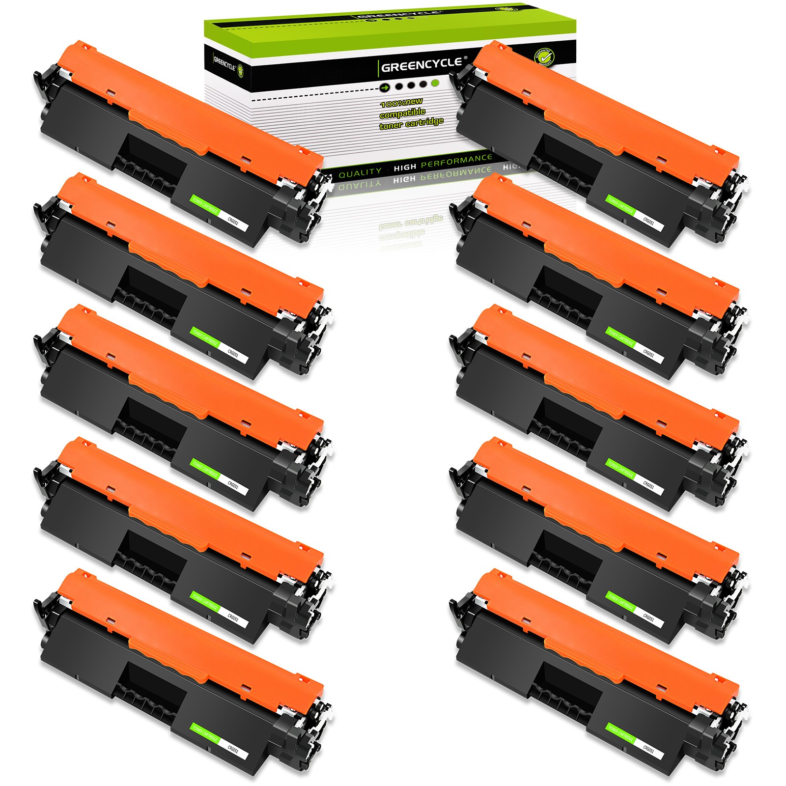 10PK CRG-051 Toner Cartridge Fits for Canon ImageCLASS LBP162dw MF264dw Printer