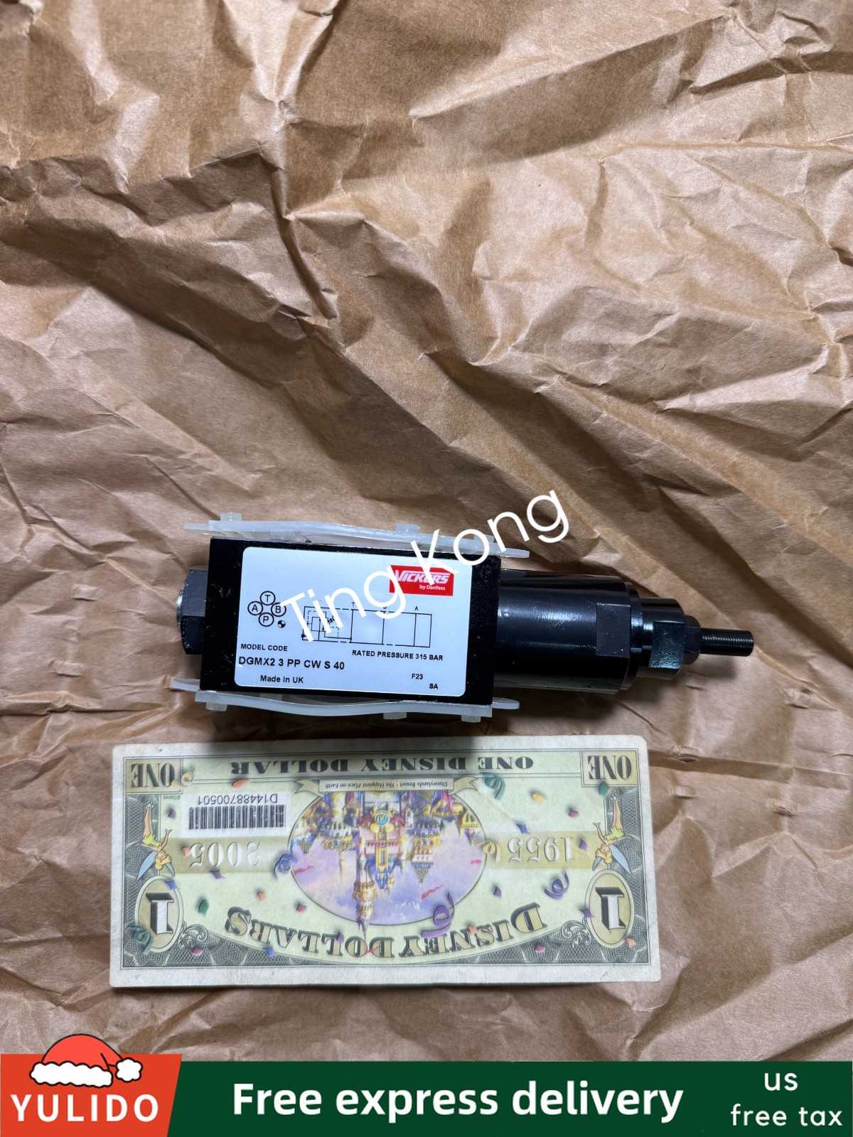 1PCS NEW V1CKERS VALVE DGMX2-3-PP-CW-S-40 MADE IN UK By FedEx or DHL