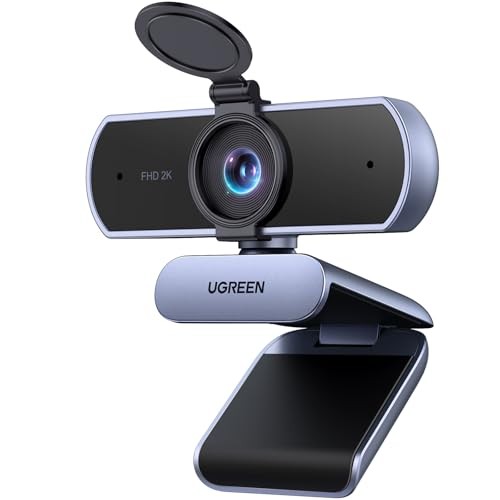 UGREEN FineCam Lite 2K Webcam with Automatic Light Correction and 80° Ultra-Wide