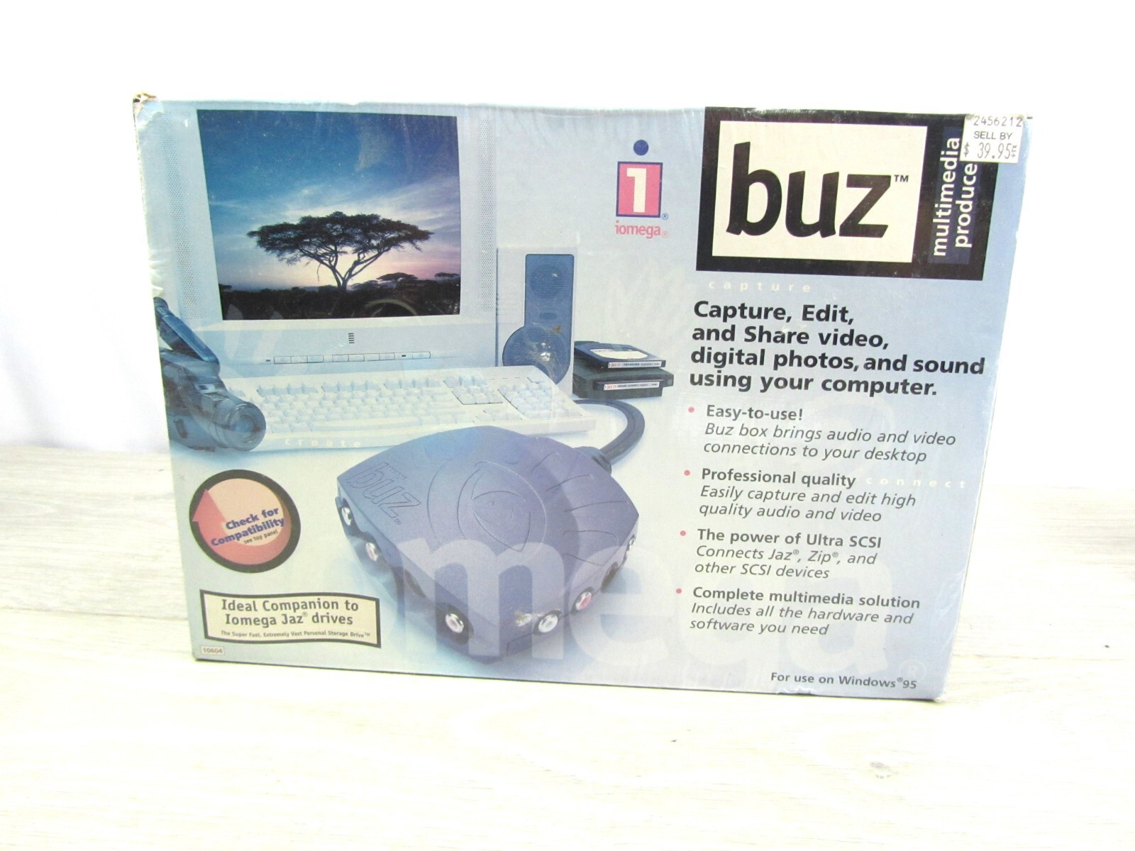 Complete and Sealed IOMega Buz Multimedia Producer (C1) *