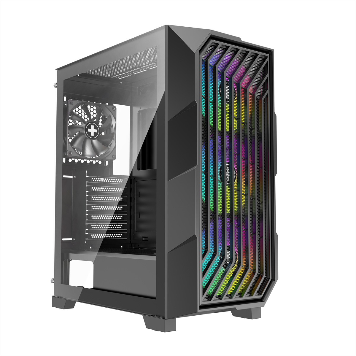 XG181 Xilence Xilent BREEZE II ATX PC Case X812.ARGB Gaming Black Case ~D~