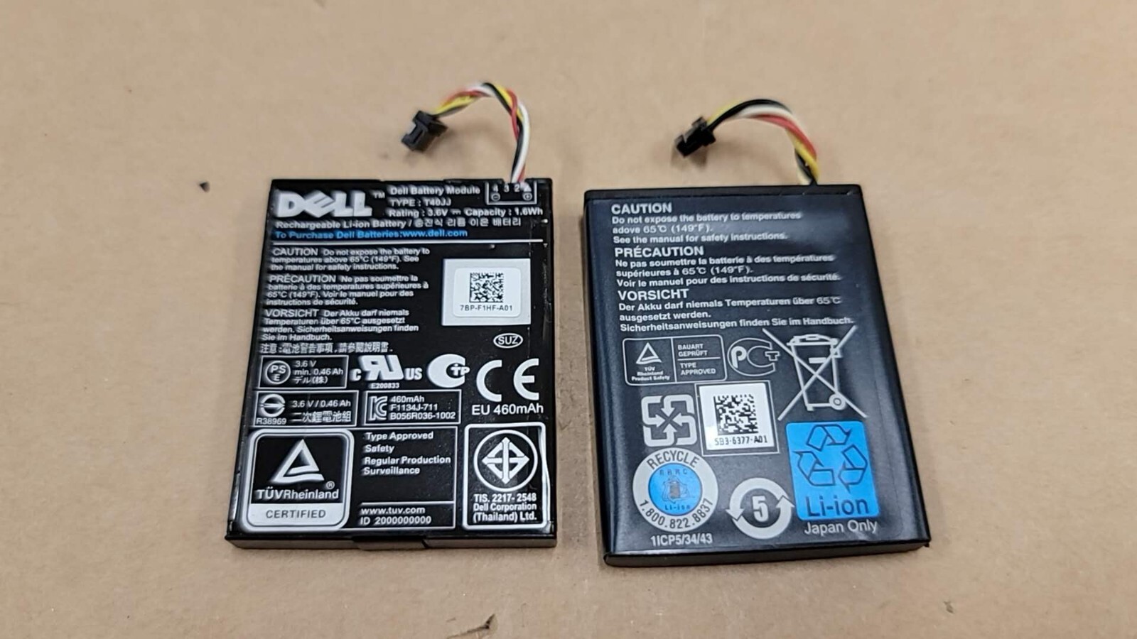Battery for PERC RAID H710 H710P H730 H810 H830 0H132V 070K80 70K80 H132V T40JJ