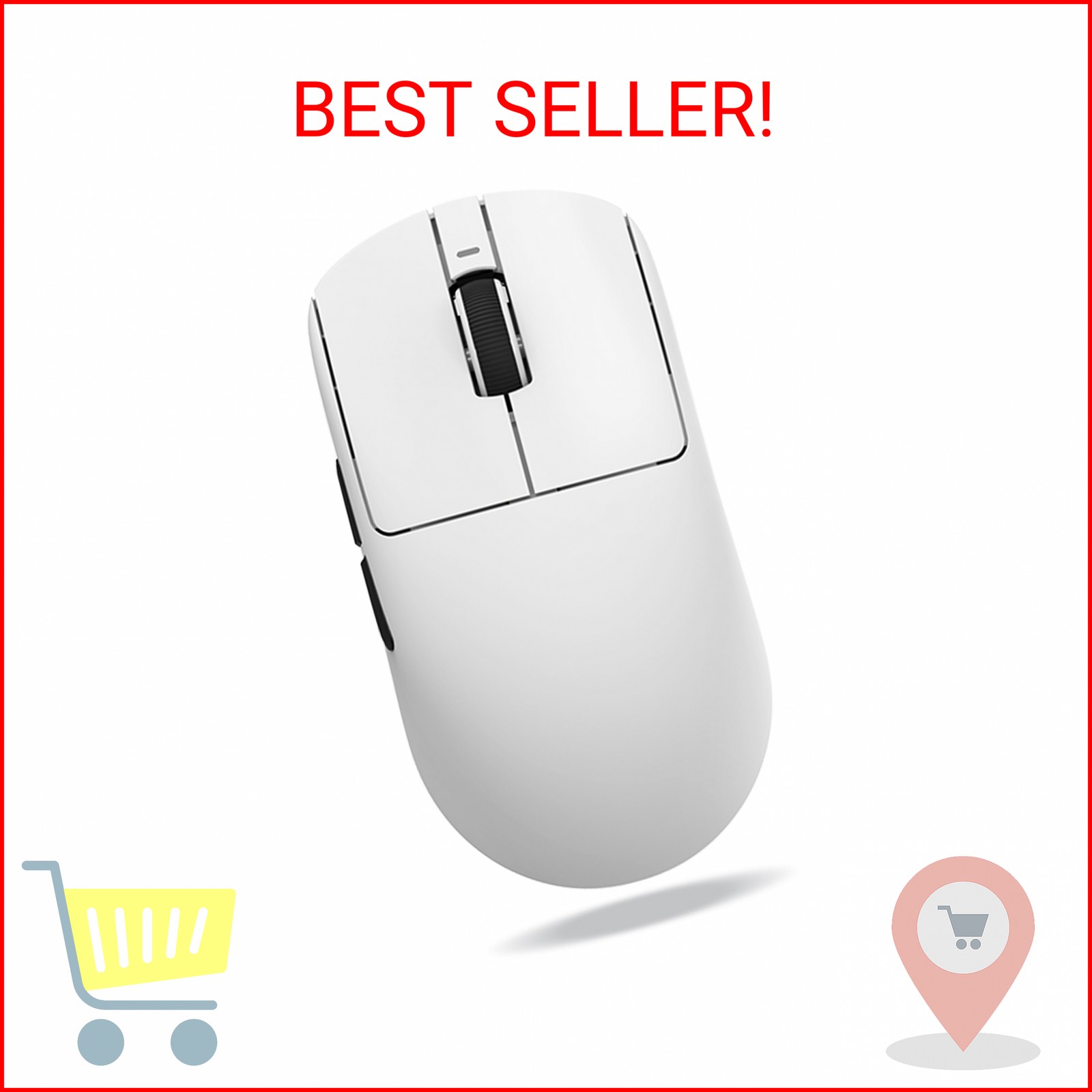 ATK VXE Dragonfly R1 S Wireless Gaming Mouse, 55g Lightweight, Xhero AI Sensor, 