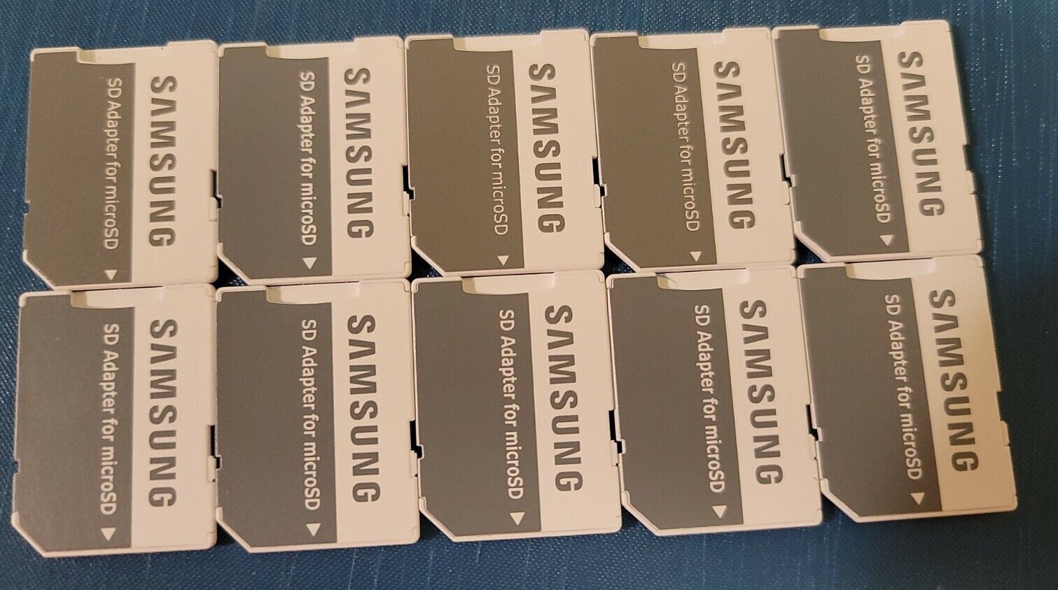 Brand new authentic Samsung Micro SD to SD Card Adapters card readers, Lot of 10
