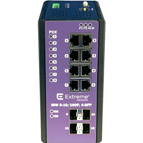 Extreme Networks ISW 8-10/100P, 4-SFP Ethernet Switch (16802)