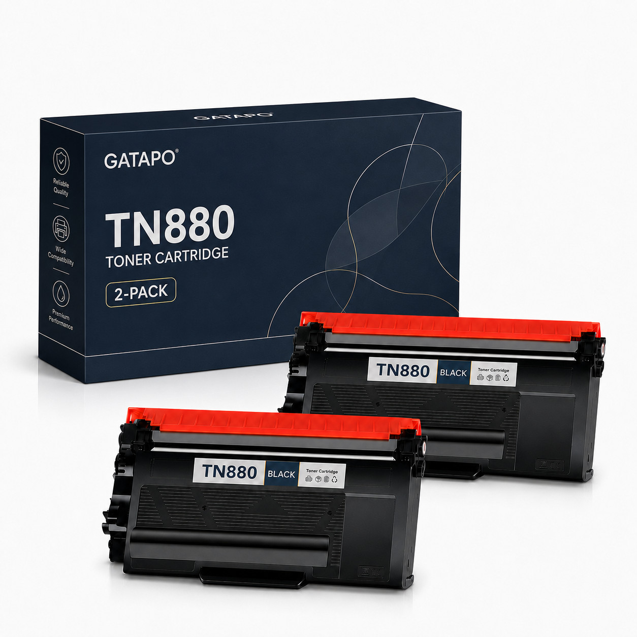 4x Compatible With Brother TN880 TN-880 Toner HL-L6200DW MFC-L6700DW DCP-L6600DW