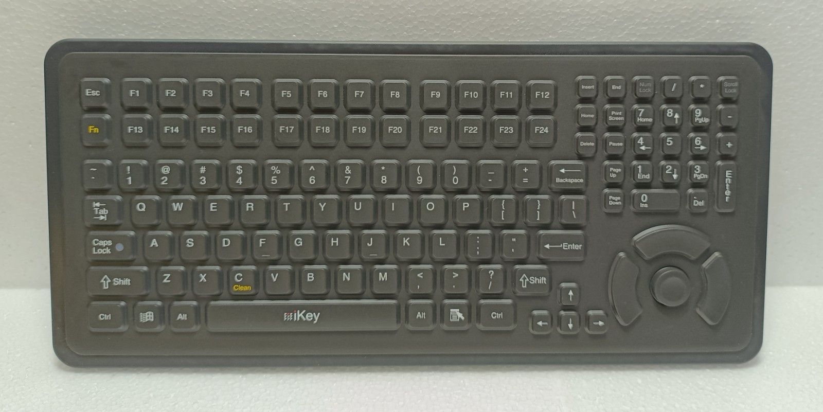 iKey PMU-5K-FSR-USB Rugged Panel Mount Keyboard with FSR Pointing Device