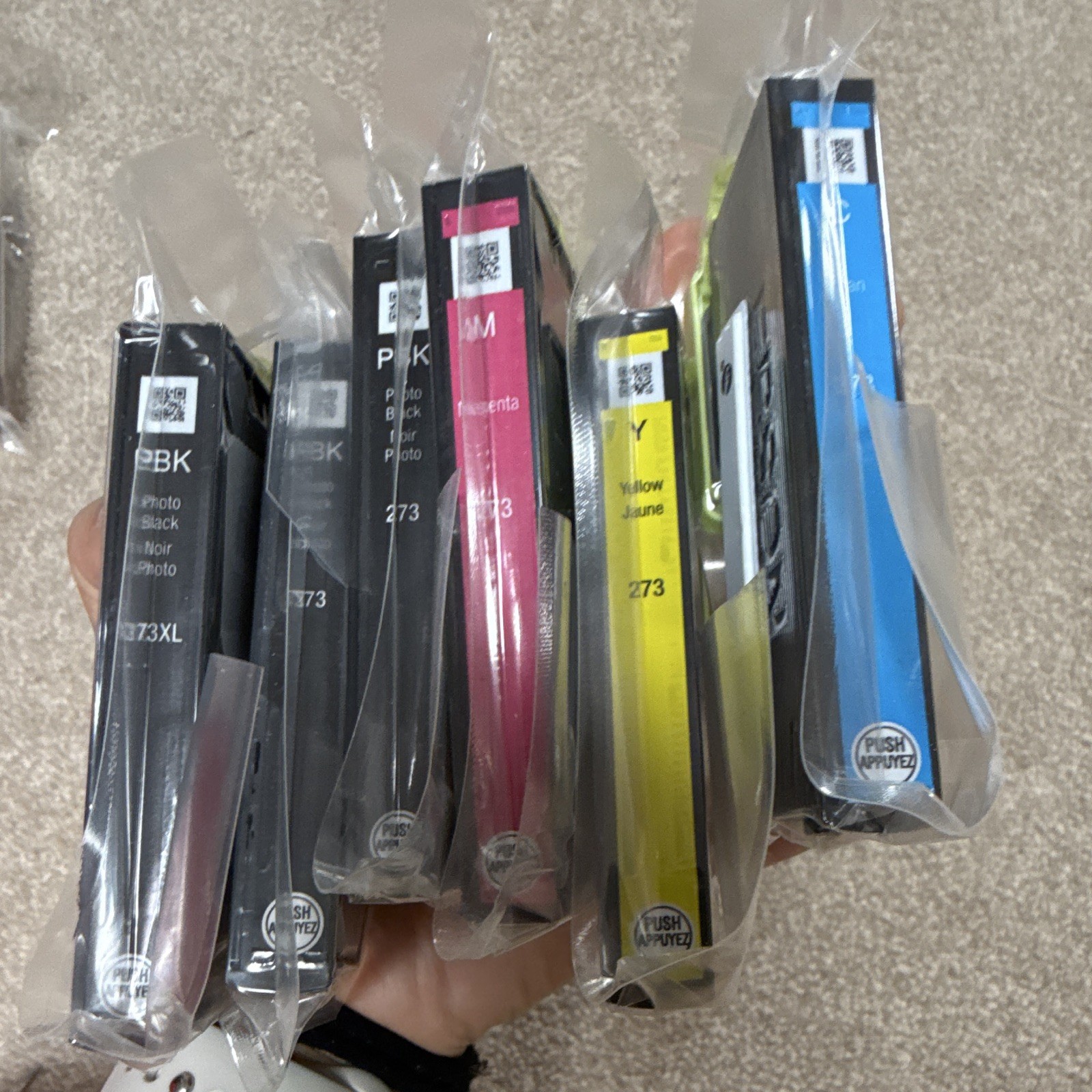 Lot of 14 Epson 273/273XL Genuine Original Inkjet Ink Cartridges Lot BK C M Y