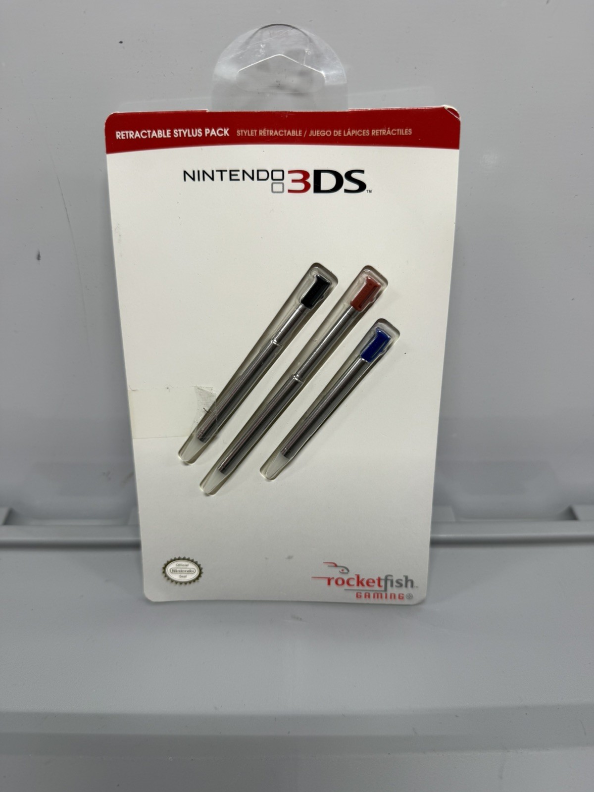 Nintendo 3DS 11E20A Rocketfish Gaming Retractable Stylus 3 Pack
