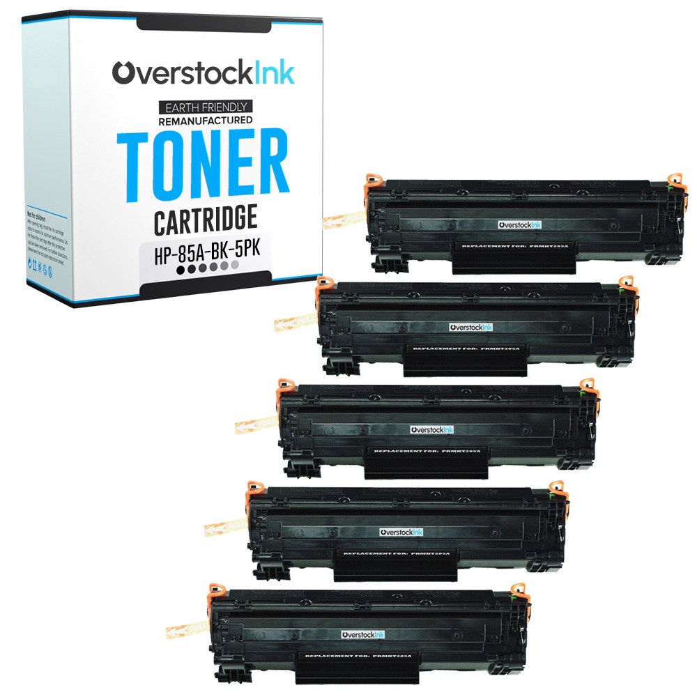 5X Replacement OSI 85A Cartridges for HP LaserJet Pro M1216nfh M1219nf P1102W