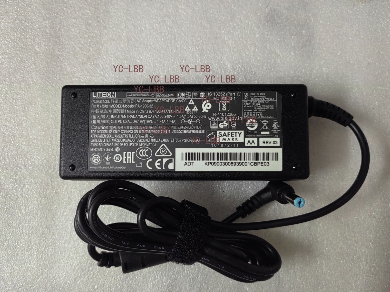 NEW Original 19V 4.74A 90W PA-1900-92(5.5mm*1.7mm) For Acer Laptop Ac Adapter