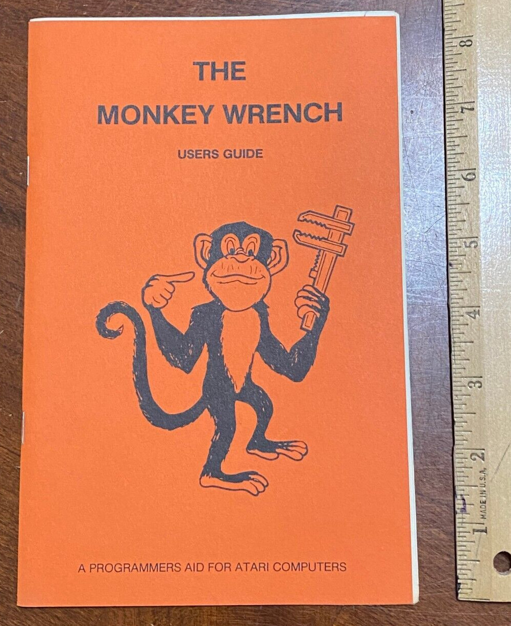 Rare 1981 THE MONKEY WRENCH Vintage Atari Programmer Computer Guide