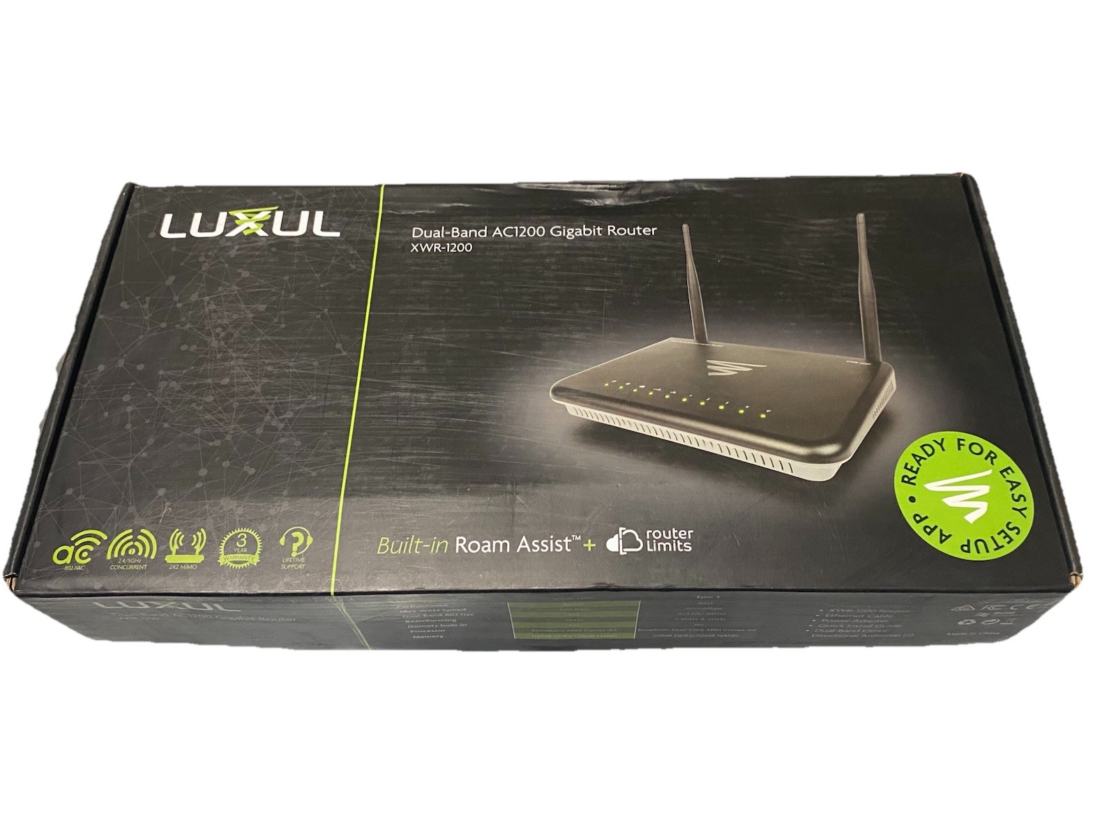Luxul XWR-1200 Dual-Band AC1200 Gigabit Router