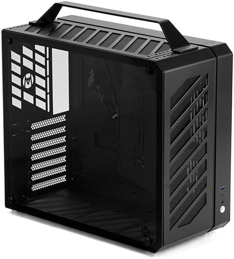 C34Plus Portable ATX/MATX Gaming Case Black