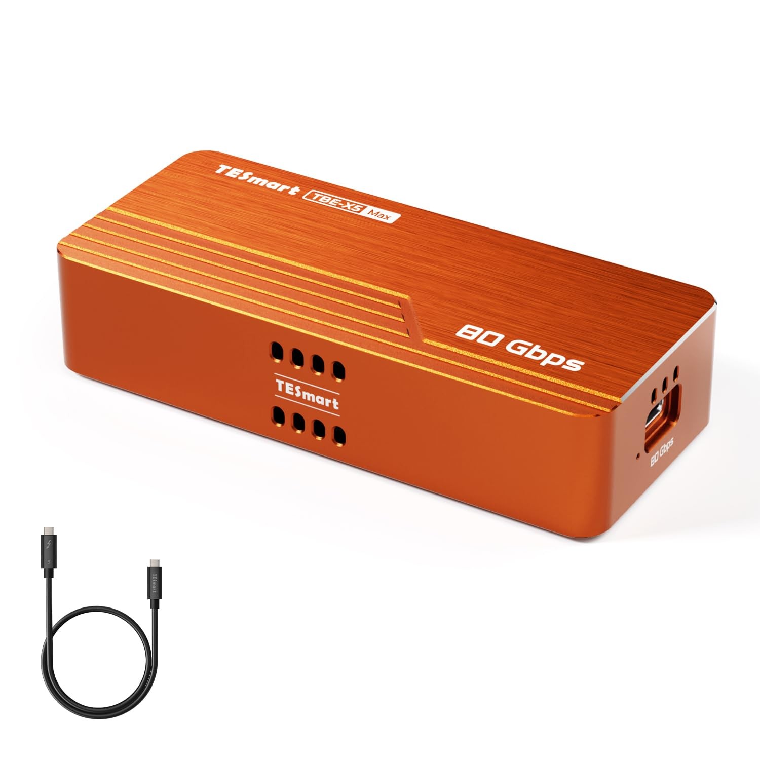 TESmart 80Gbps M.2 NVMe SSD Enclosure with ASM2364 Chip, High-Speed 7000MB/s ...