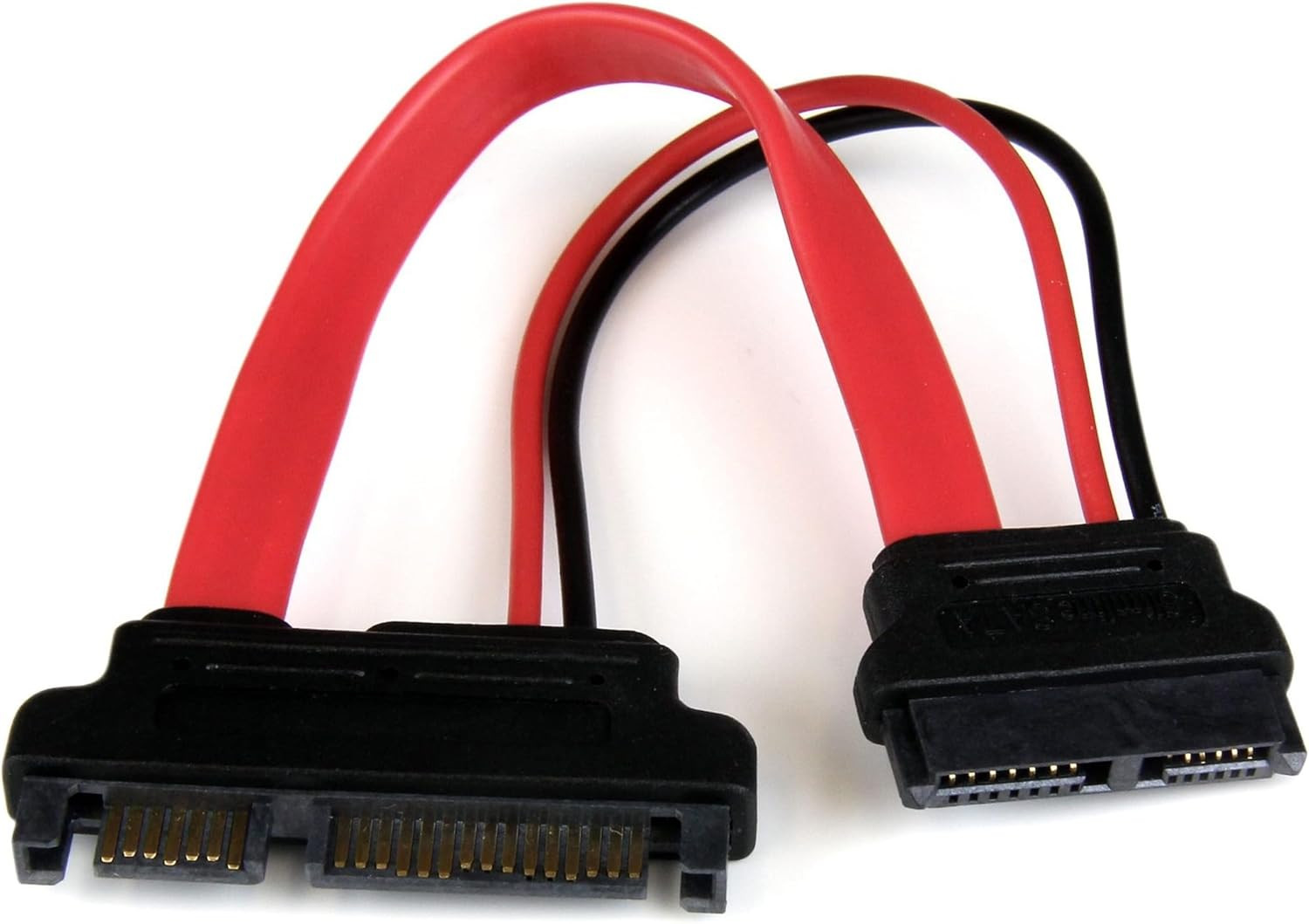 6In Slimline SATA to SATA Adapter with Power - F/M