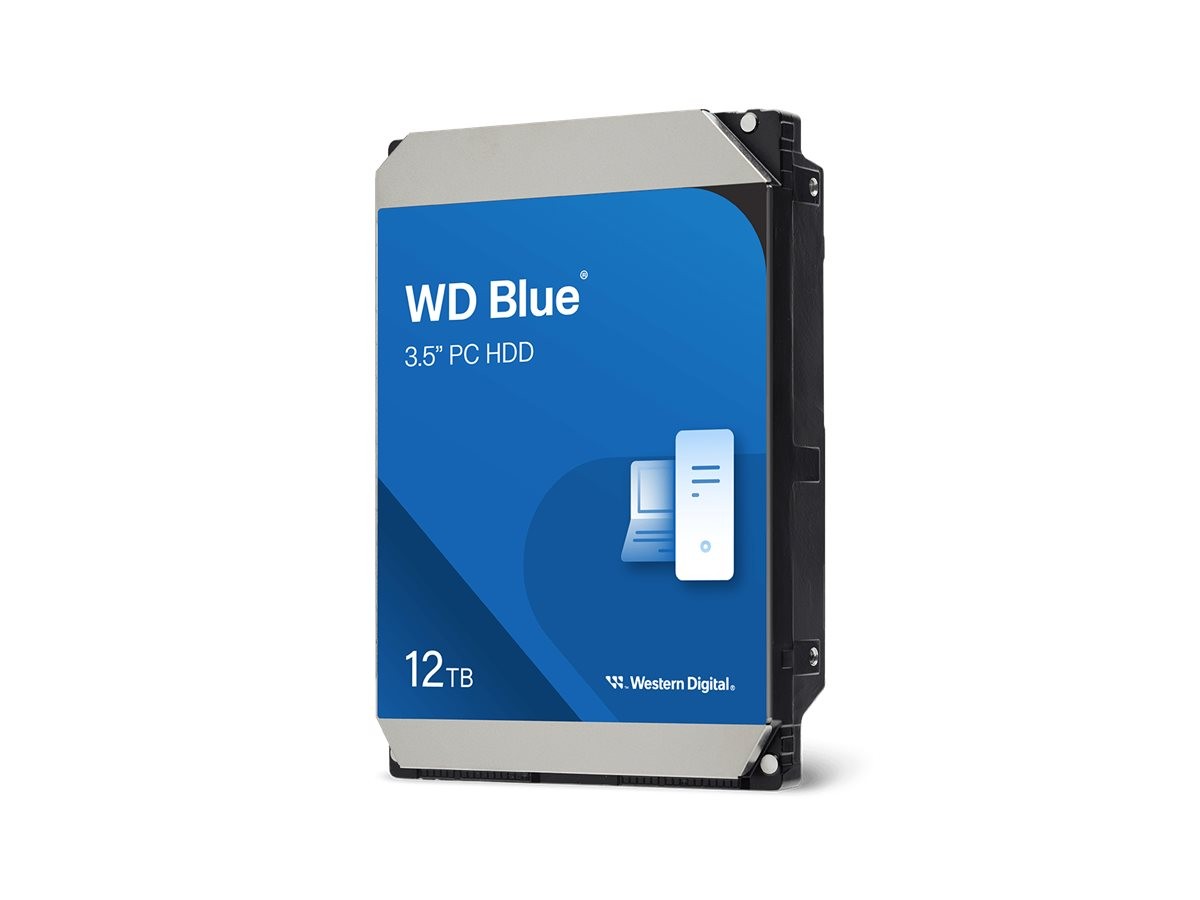 WD Blue Hard drive 12 TB internal 3.5" SATA 6Gb/s 7200 rpm WD120EAGZ