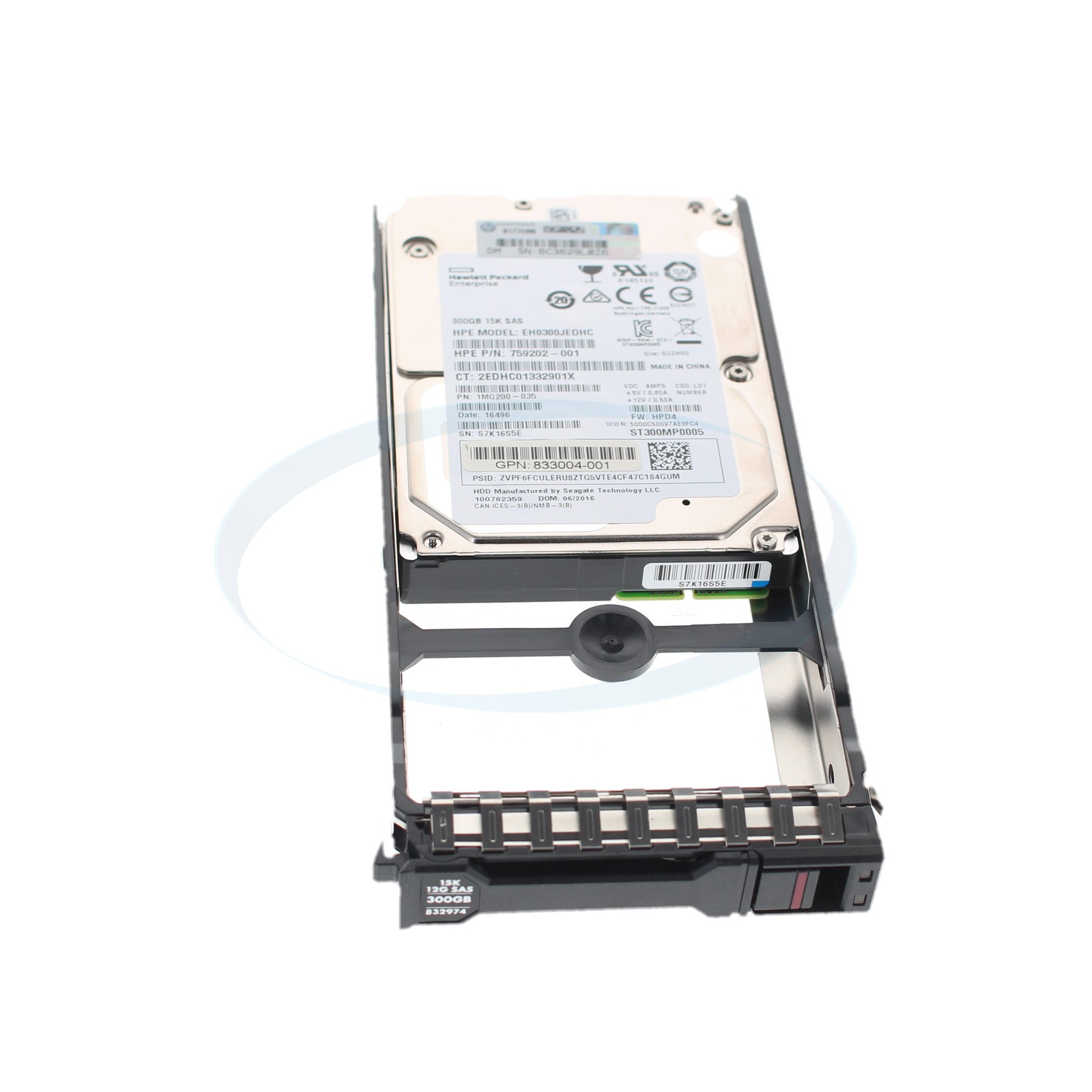 HP 832974-001 300GB 15K SAS 12G 2.5" Hard Drive