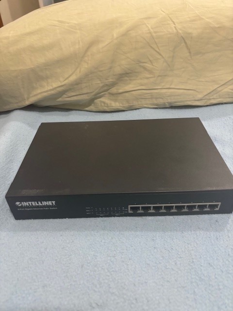 Intellinet 8-Port Ethernet PoE+ Desktop Gigabit Switch - Model 560641 