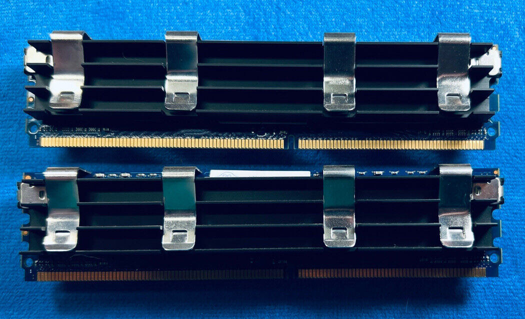 Nanya 512MB Memory Module 667MHz DDR2 PC2-5300F Mac Pro SET OF 2