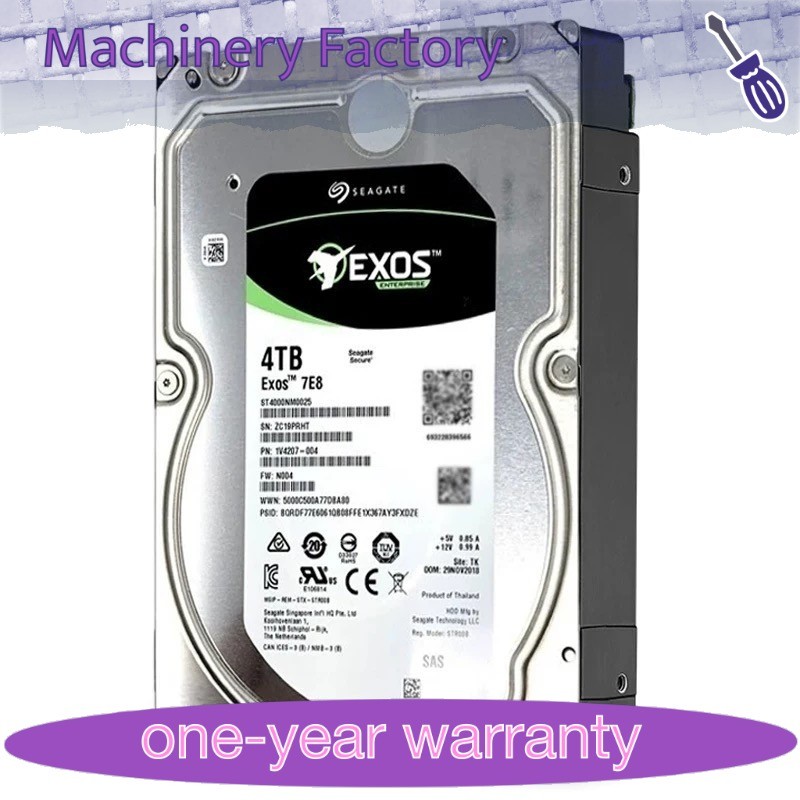 1PCS New for Seagate EXOS 7E8 ST4000NM0025 4TB 7200RPM 12Gb 128MB 3.5" SAS Hard