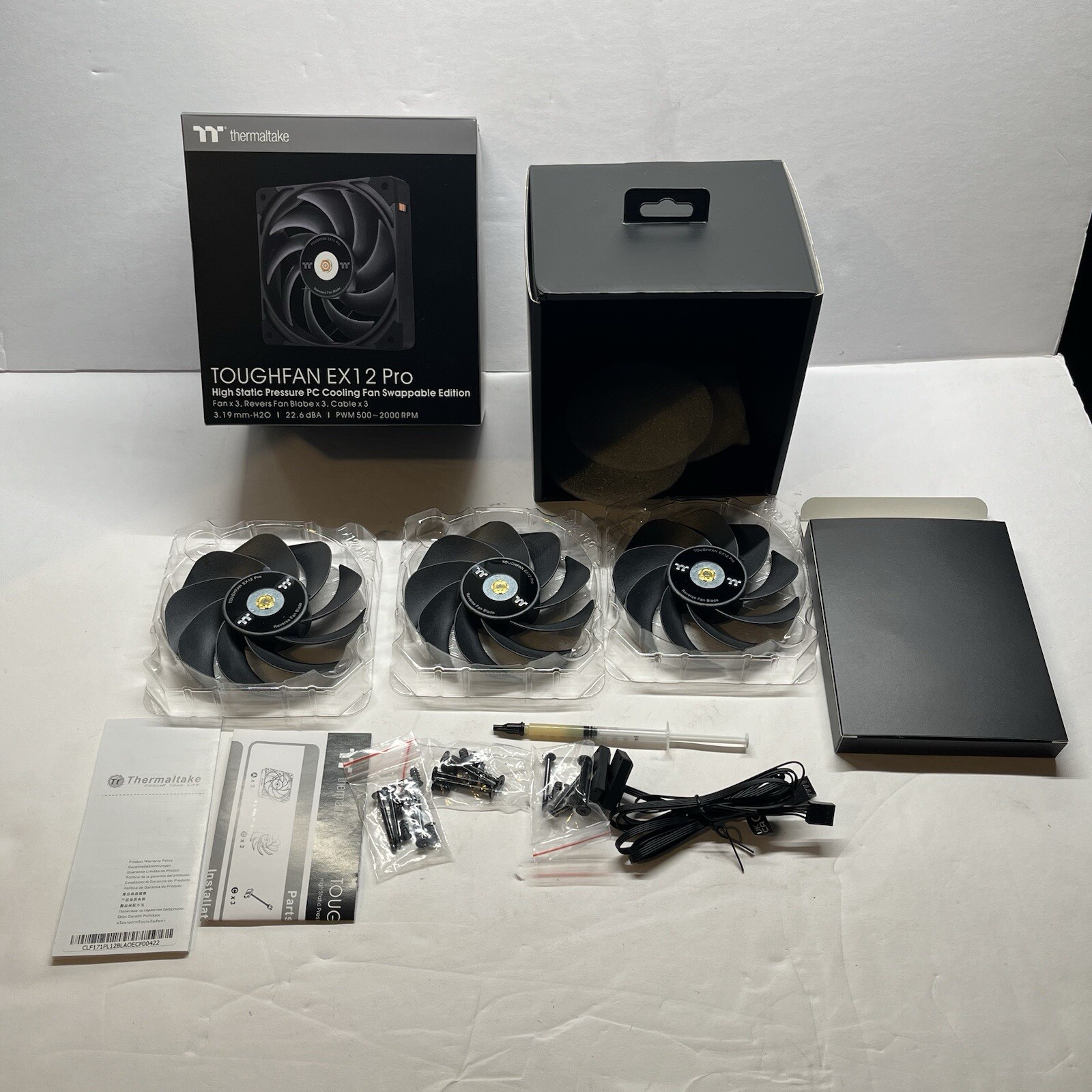 Thermaltake Toughfan EX12 Pro Reverse Fan Blades See Description