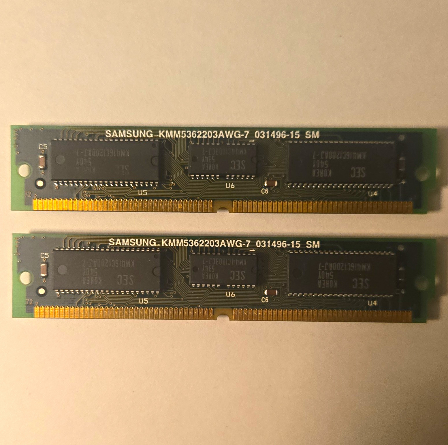 Vintage Compaq 32MB (2 x 16MB) 168-Pin SDRAM Desktop DIMM Memory RAM Pair