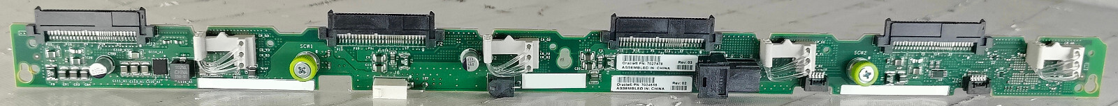 Sun Oracle 4-slot Disk Backplane for 1U Server 7024658 7027478