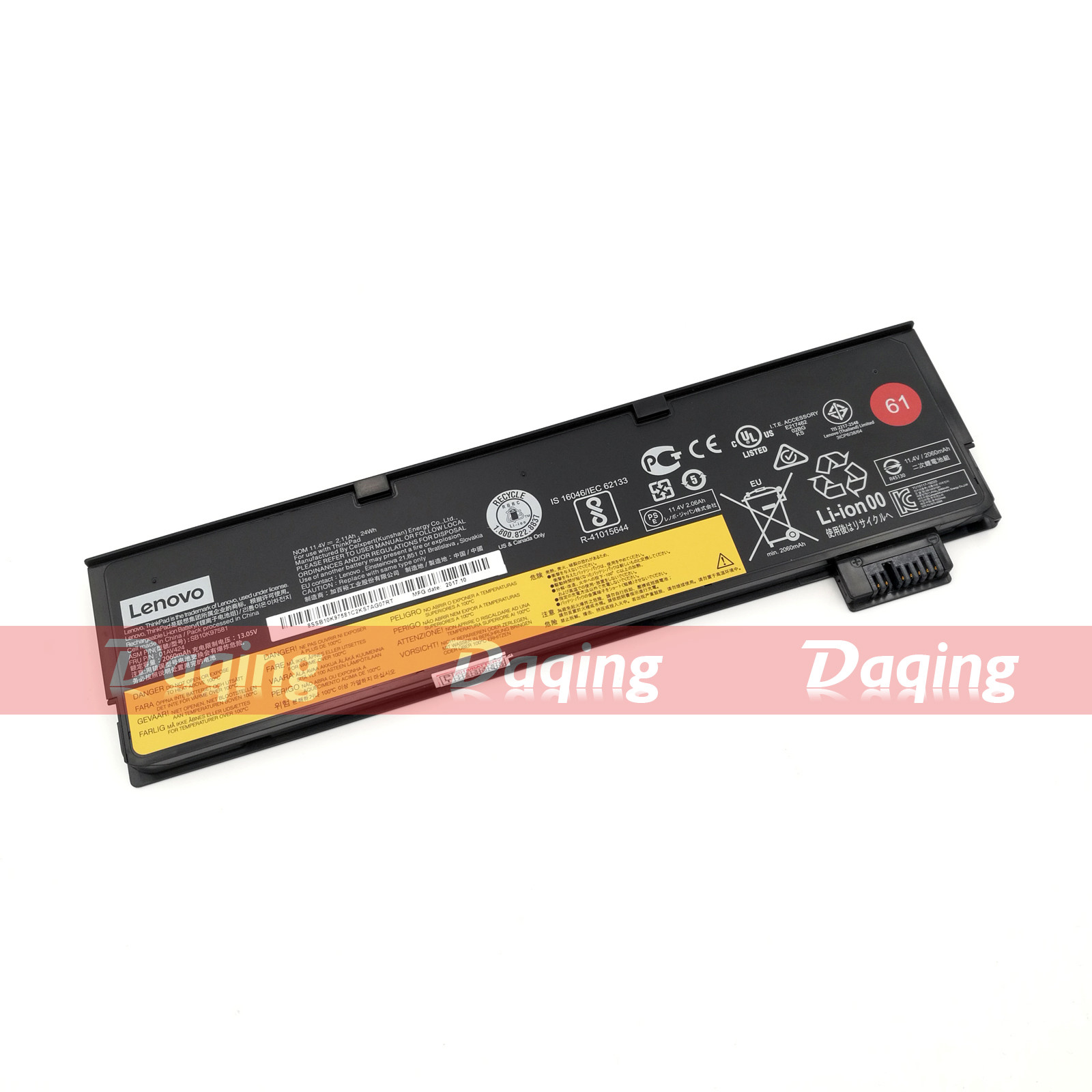 New Original 01AV424 Battery for Lenovo ThinkPad T470 T480 T570 T580 P51S P52S
