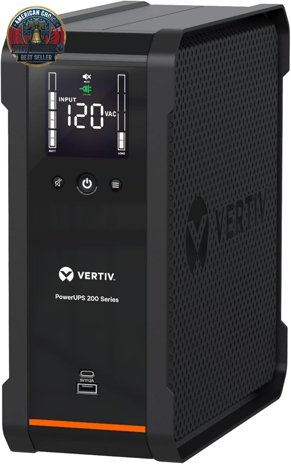 Liebert Powerups 200, PSA6-850LVT, Line Interactive UPS 850VA/530W, Battery Back