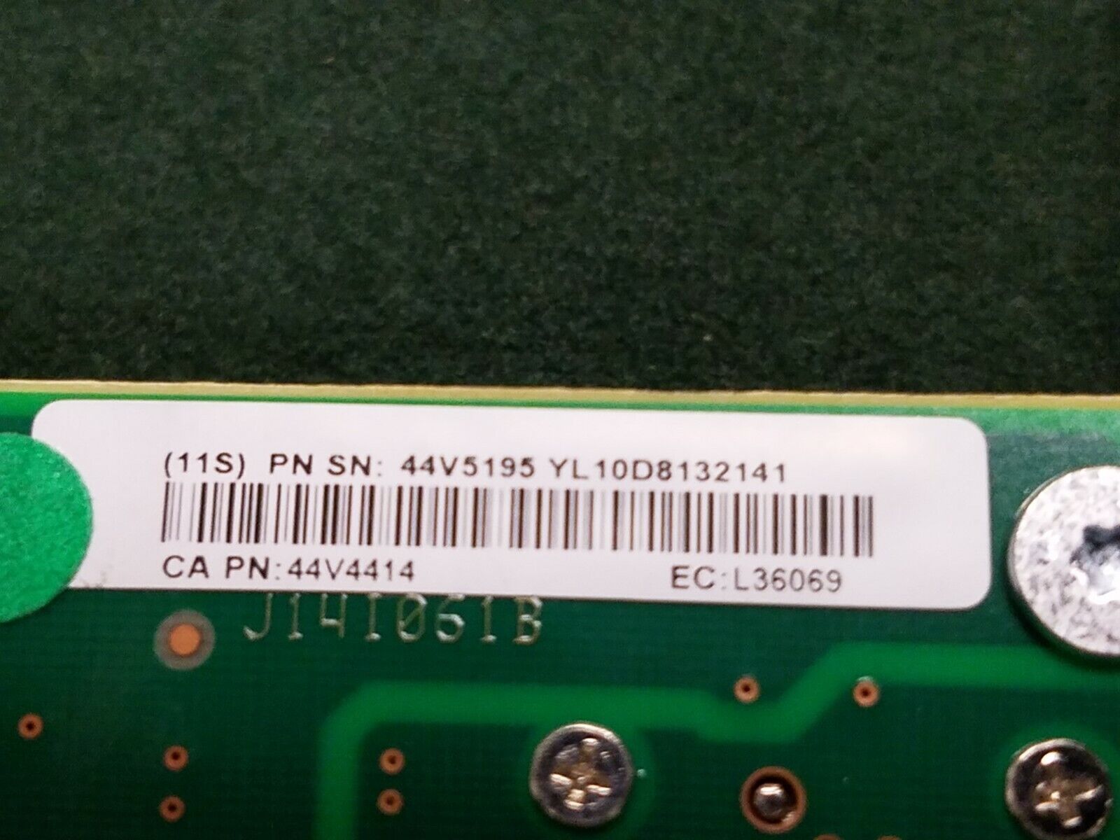 IBM 44V5195 (5912) (572A)  - PCI-X 3Gb Dual Channel SAS Card