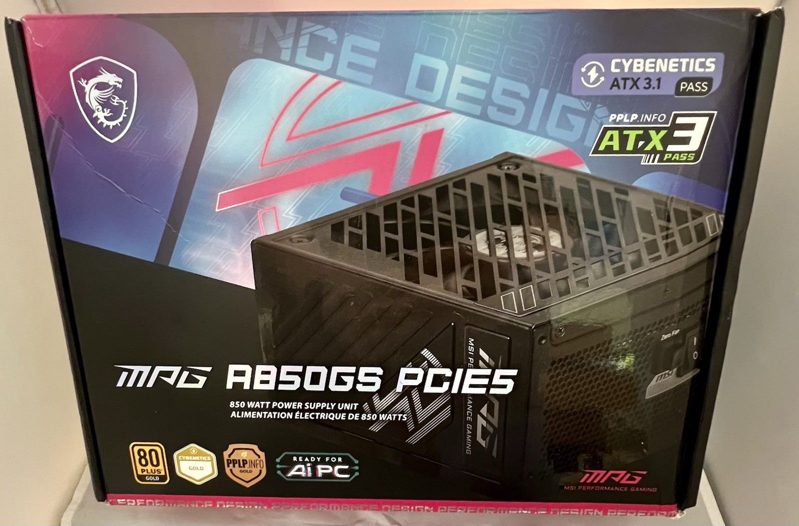 New MSi MAG A850GS PCIE5 MPG A850GS PCIE5 80 Plus Gold 850W - NIB Sealed 🔥🔥