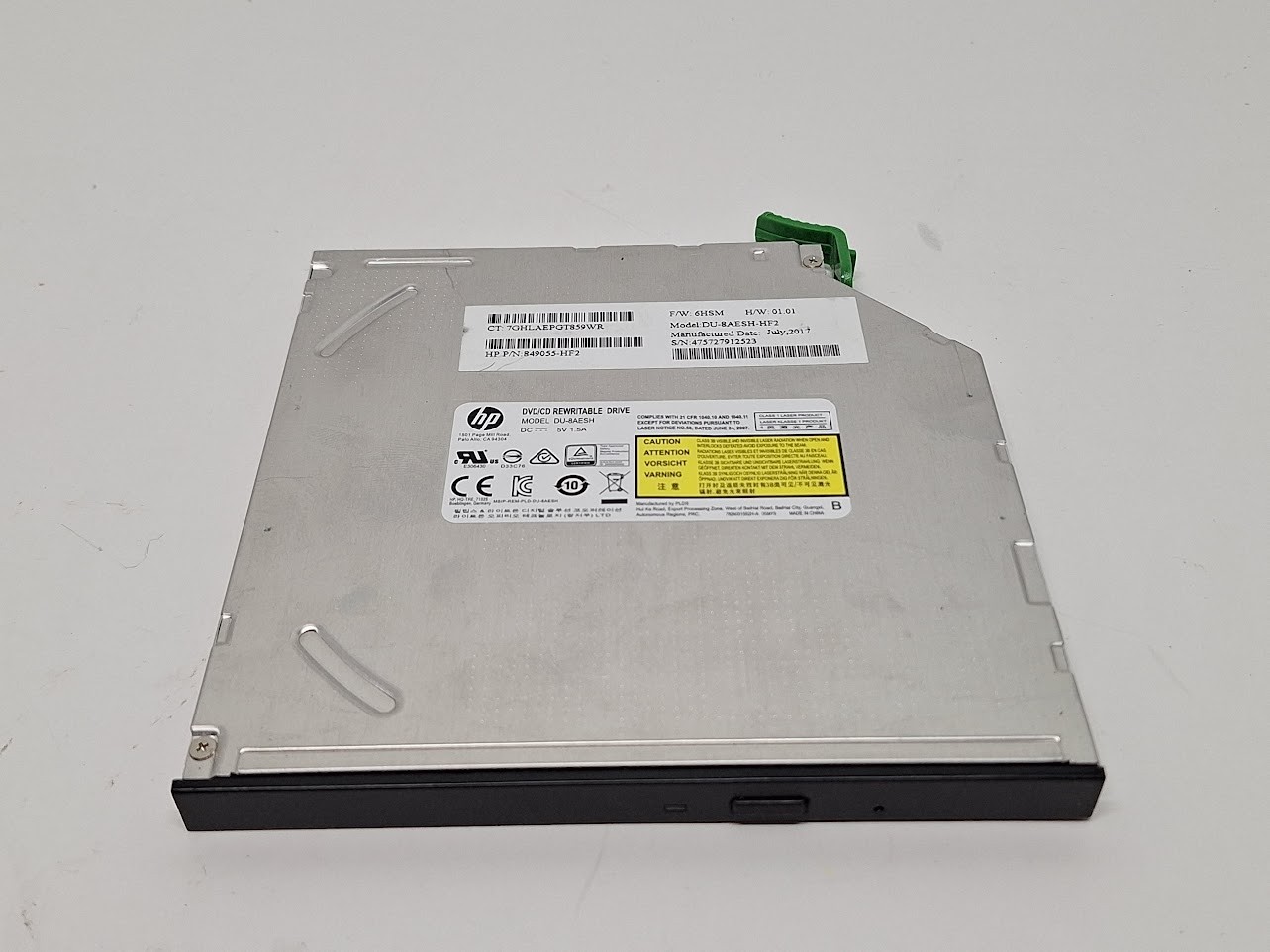 Genuine HP DU-8AESH-HF2 DVD Rewritable Drive 849055-HF2