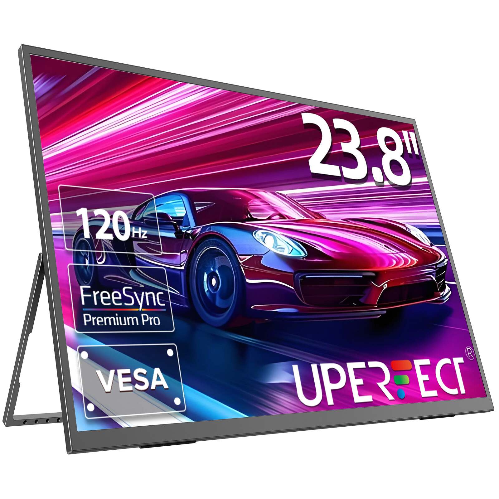 UPERFECT 23.8" Portable Monitor Laptop Screen 120Hz Gaming Monitor Full HD HDMI