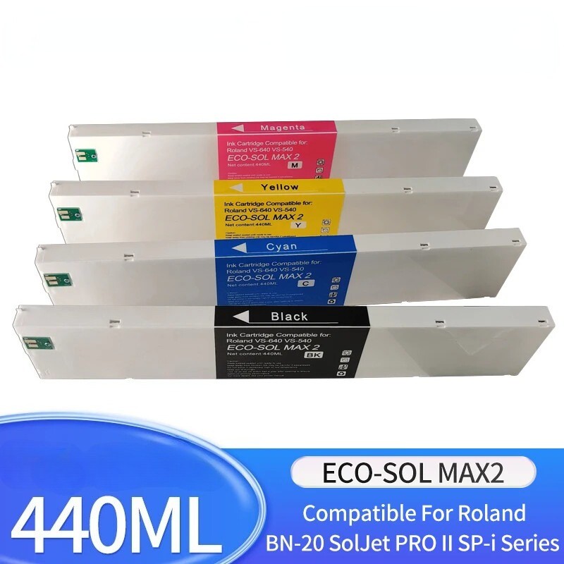440ML ECO-SOL MAX2 Ink Cartridge For Roland BN-20 SolJet II SP-i Series