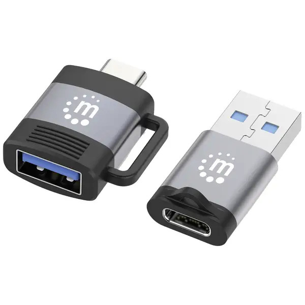 Manhattan 356329 USB 2.0 Adapter [2x USB 3.2 Gen 1 Socket (USB 3.0), Socket