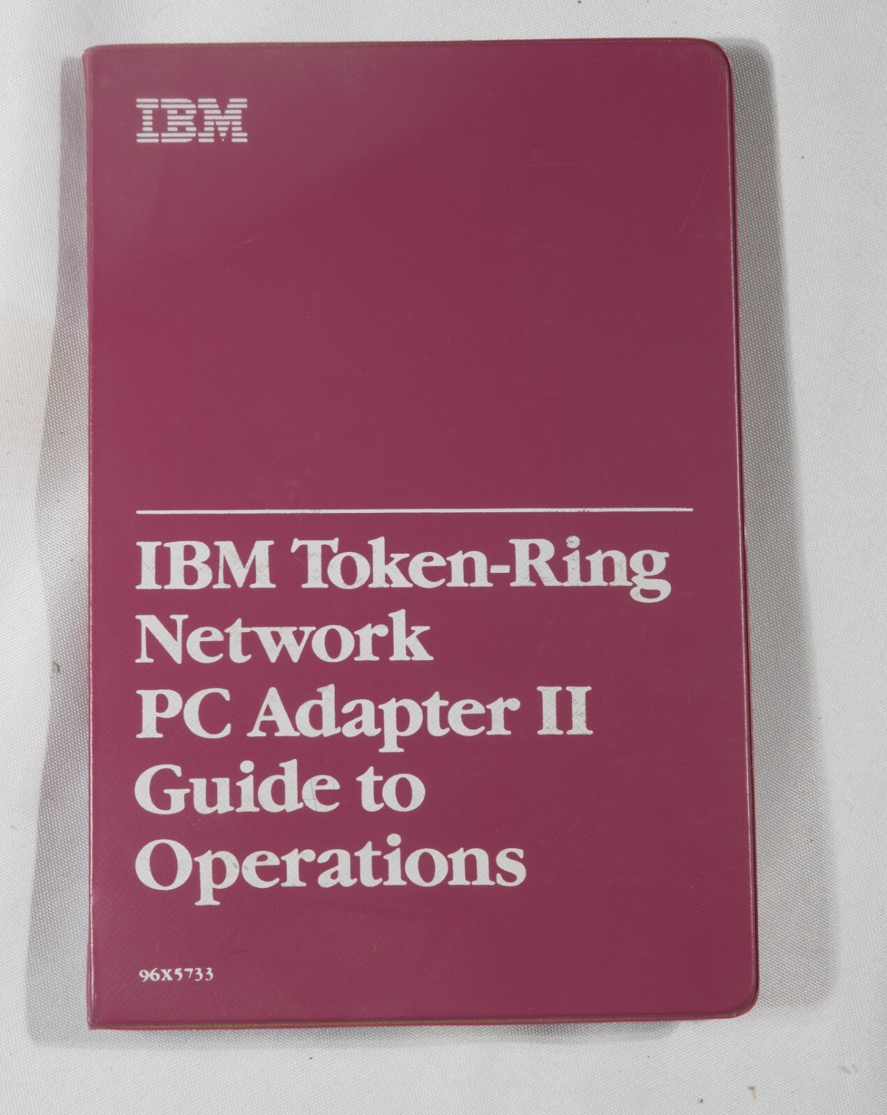 Vintage IBM Token Ring Network PC Adapter II Guide to Operations floppy ST533B01