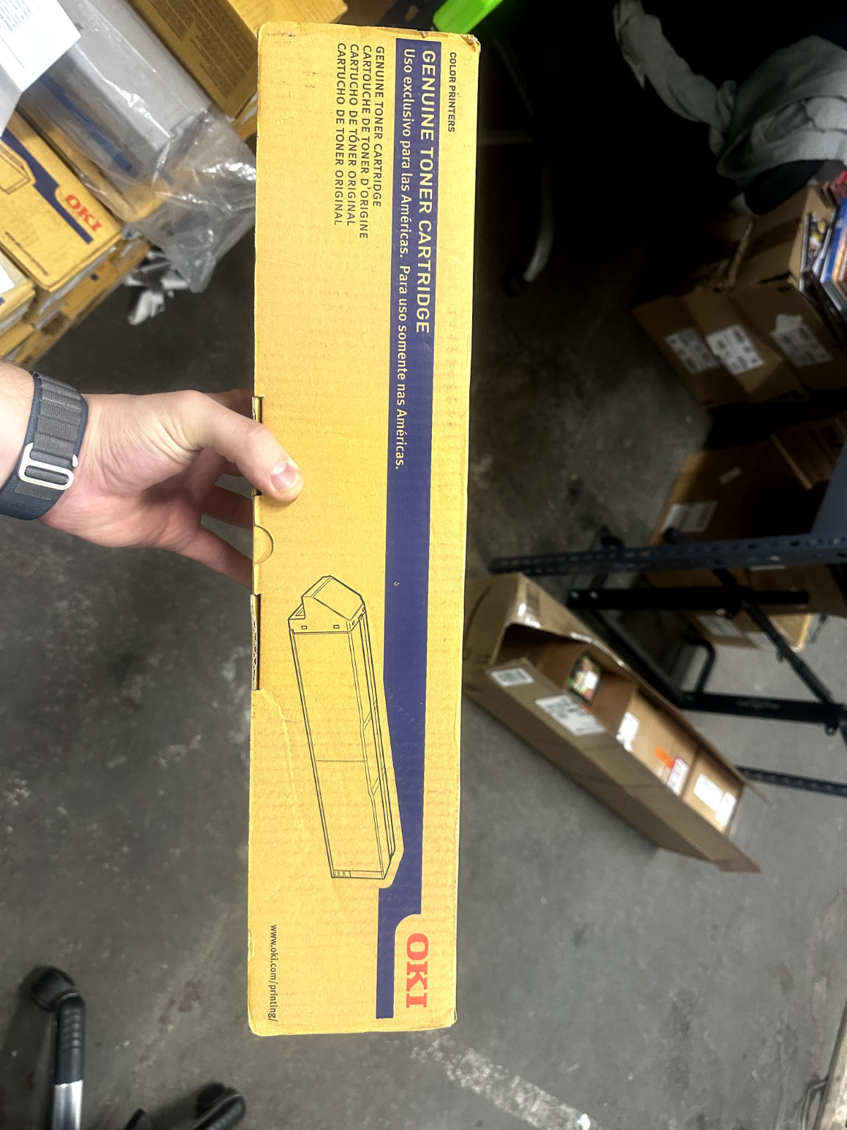 NEW DAMAGED BOX OKI 45536513 Yellow High Capacity Toner Cartridge 38K C931 C941