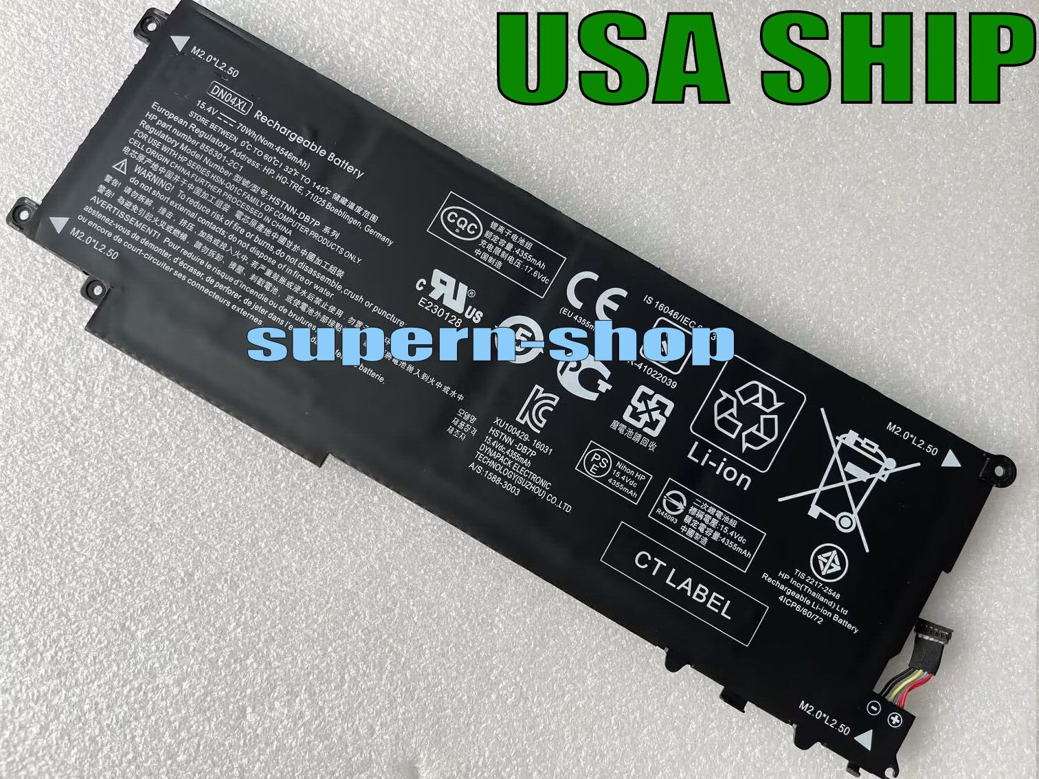 New Genuine DN04XL HSTNN-DB7P  856843-850 battery  For HP ZBOOK X2 G4 Series