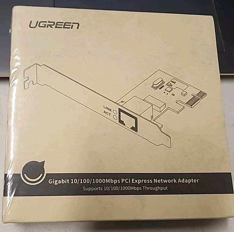 UGreen 30771 Gigabit 10/100/1000Mbps PCI Express Network Ethernet Adapter