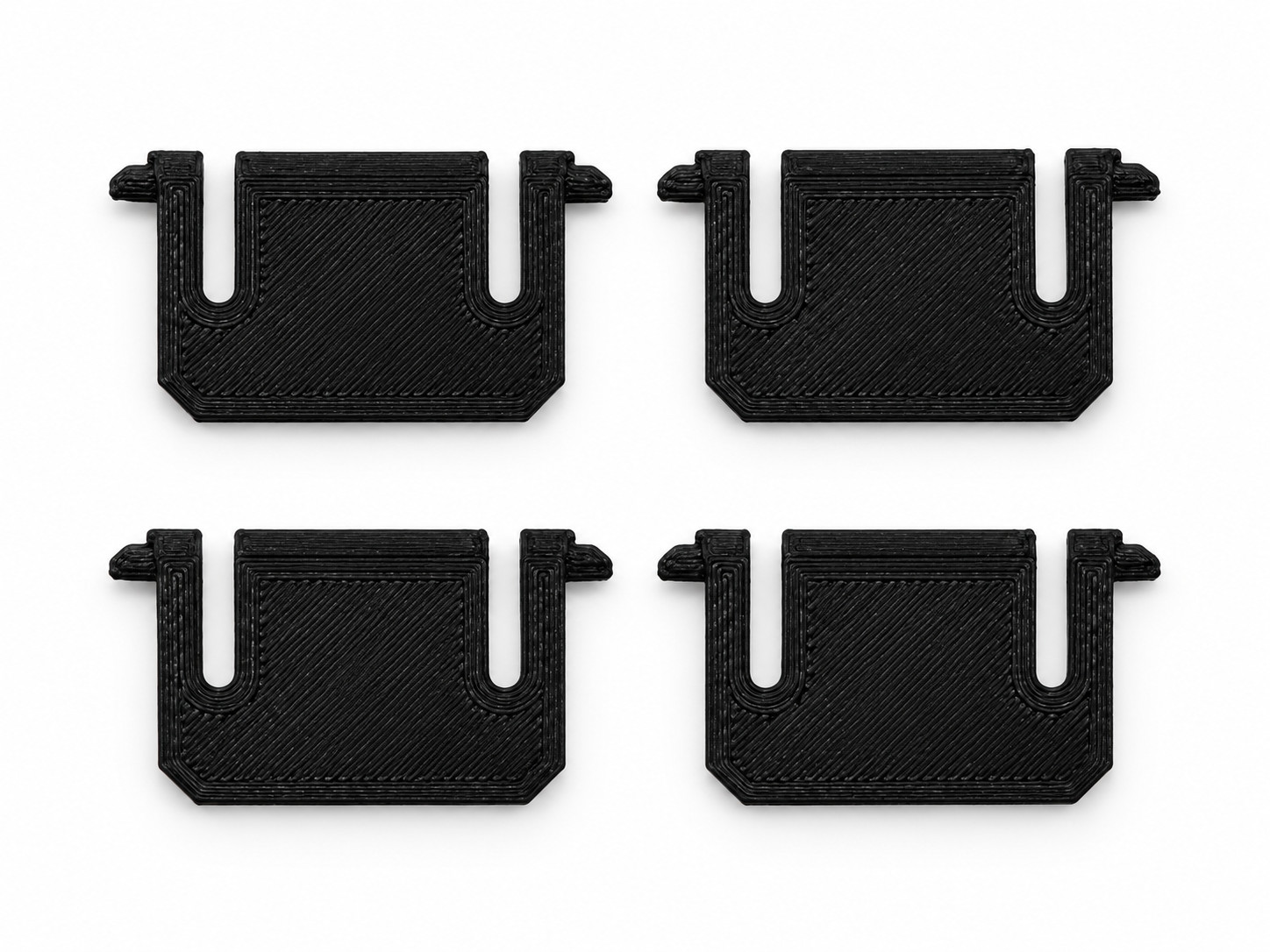 Glorious GMMK Keyboard Replacement Feet Legs 4 Pack Black PETG 3D Printed