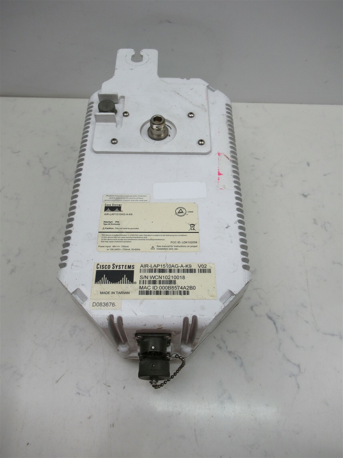 Cisco Systems AIR-LAP1510AG-A-K9 V02 Aironet 1500 Series Outdoor Access Point