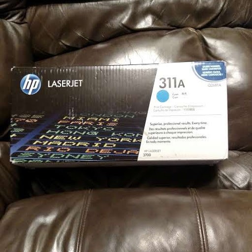 Genuine HP ColorSphere 311A Q2681A Cyan Toner Cartridge LaserJet 3700 NEW SEALED