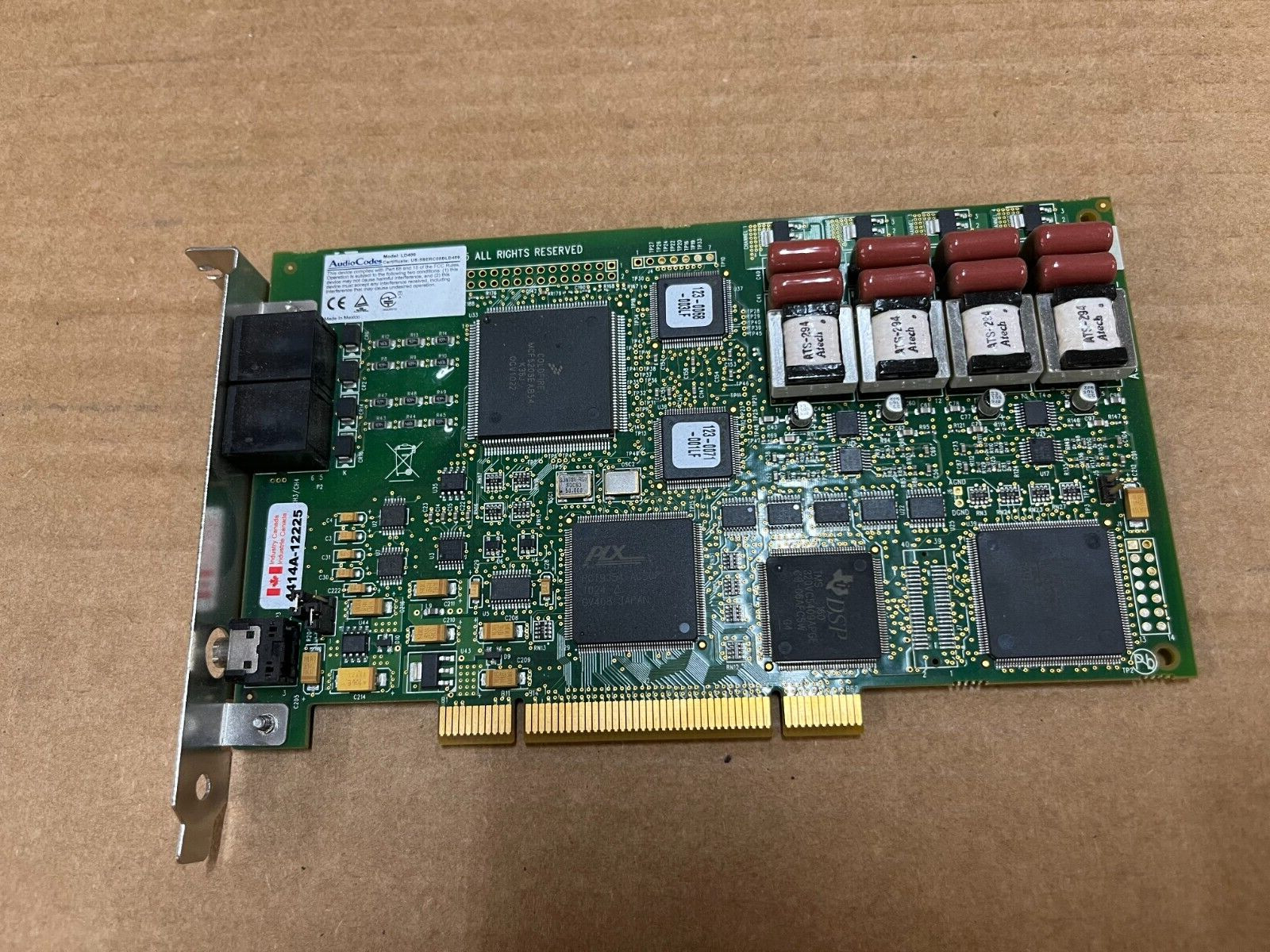 152-1151-001 AI-Logix LD409 Audio Codes  Pci Sound Card Rev . J