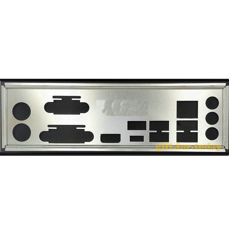For ASRock B250M Pro4 & Z370M PRO4 Shield I/O IO Rear Backplate Motherboard