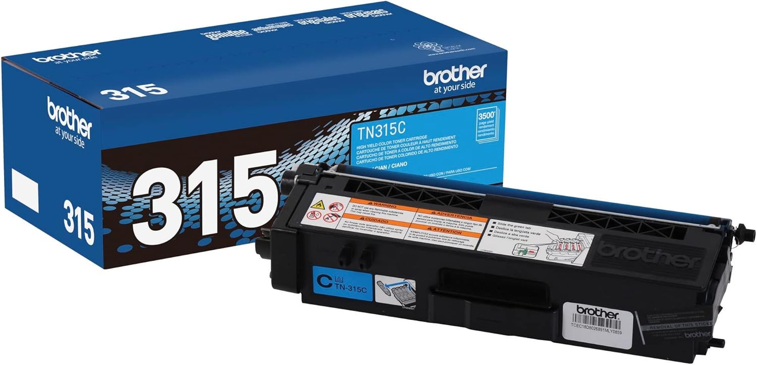 Brother TN-315C DCP-9050 9055 9270 HL-4140 4150 4570 MFC-9460 Single, Cyan 