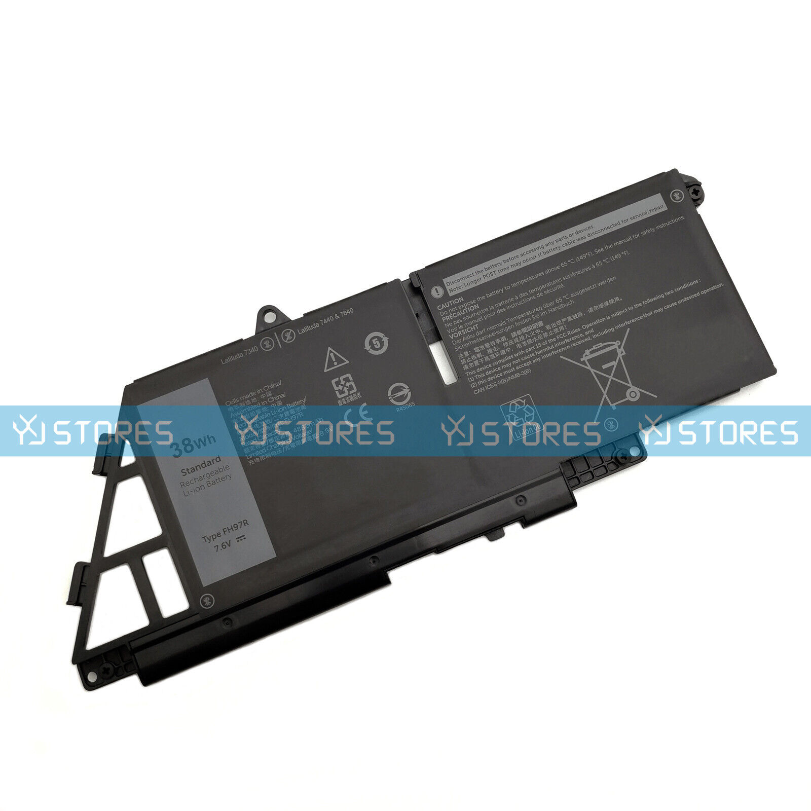 New 599M7 76KVG FH97R Battery for Dell Latitude 7340 7440 7640 P179G P178G001